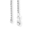 Thumbnail Image 2 of Made in Italy Child's 040 Gauge Rope Chain Necklace in Solid Sterling Silver - 15&quot;