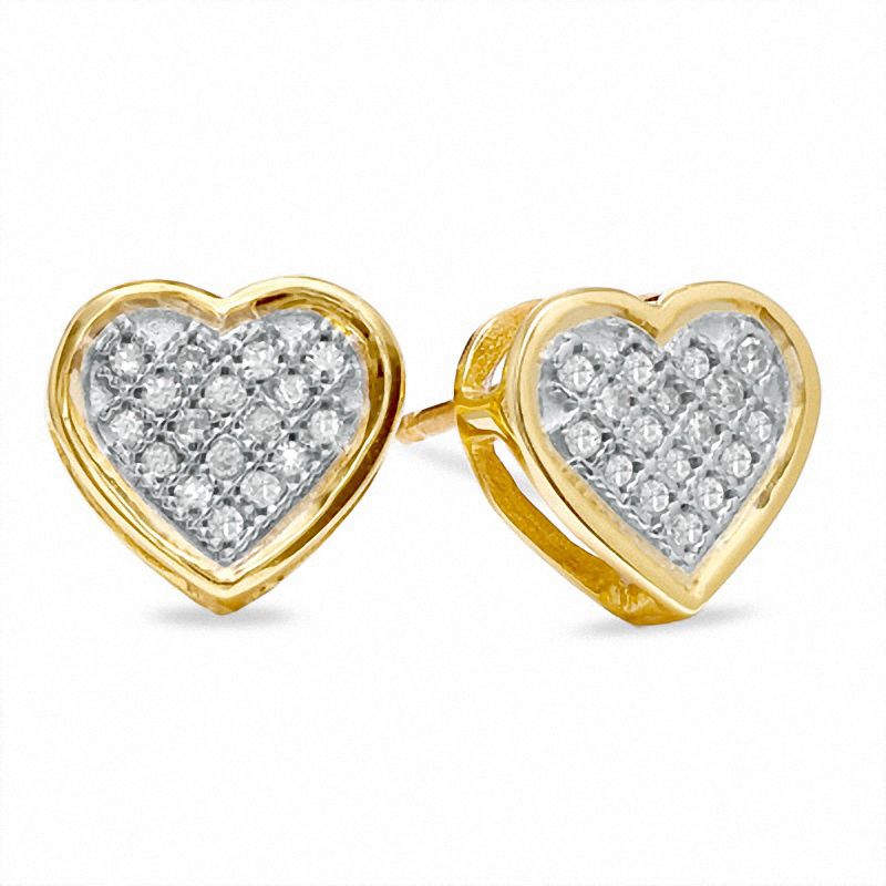 Sofie 2.5ct Heart Lab Diamond Stud Earrings | Fiona Diamonds