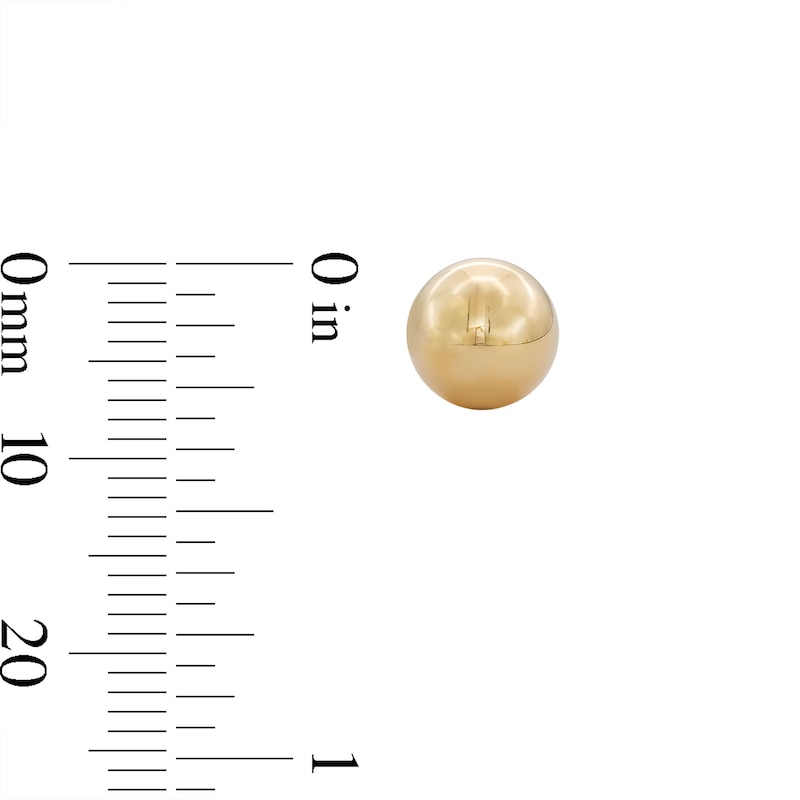 Main Image 3 of 8mm Ball Stud Earrings in 10K Gold