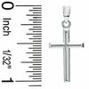 Thumbnail Image 1 of Plain Cross Charm in 10K White Gold