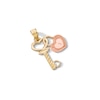 Thumbnail Image 3 of Diamond-Cut Heart Key Charm in 10K Two-Tone Gold