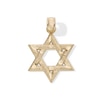 Thumbnail Image 1 of Diamond-Cut Star of David Charm in 10K Gold