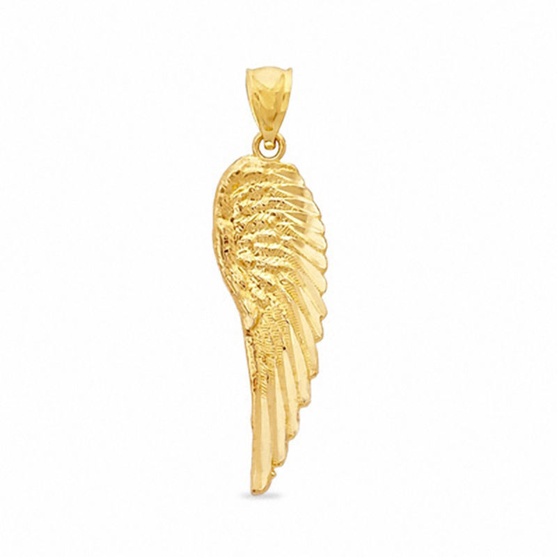 Angel Wing Charm in 10K Gold Banter