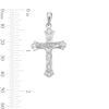 Thumbnail Image 3 of Flat Crucifix Charm in Sterling Silver