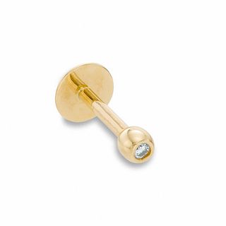 Child's 14K Gold Screwback Bubble Earring Backs (2 pieces)