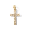 Thumbnail Image 1 of Small Open Filigree Cross Charm in 14K Solid Gold