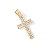 Thumbnail Image 3 of Small Open Filigree Cross Charm in 14K Solid Gold