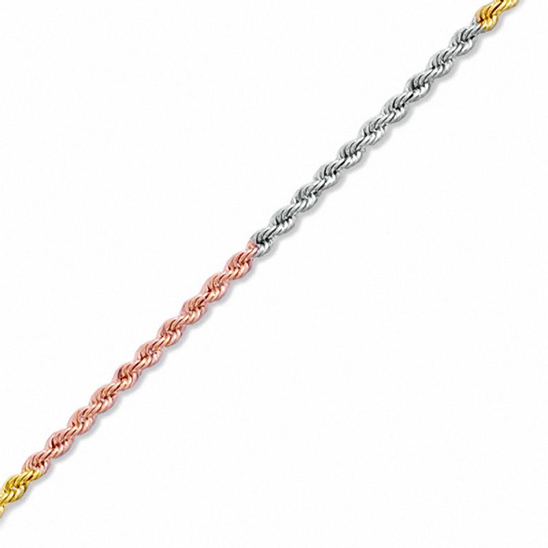 Tri color 2024 rope bracelet