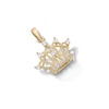 Thumbnail Image 2 of Cubic Zirconia 3D Crown Charm in 10K Solid Gold