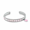 Thumbnail Image 0 of Child's Sterling Silver Little Princess Pink Enamel Bangle