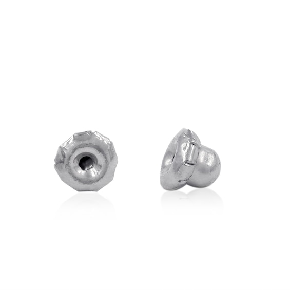 Sterling Silver and Silicone Earring Backs, Protectors Earring Wire Stopper  Earring Safety Backs for Stud Earrings 