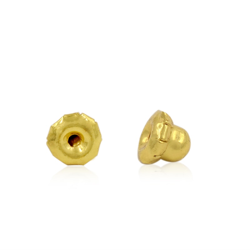 14K Gold Earring Backs - 4 Piece Replacement Earring Backs for Stud Ear  Rings 2 Pairs