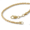 Thumbnail Image 2 of 021 Gauge Rope Chain Bracelet in 10K Gold Bonded Sterling Silver - 8&quot;