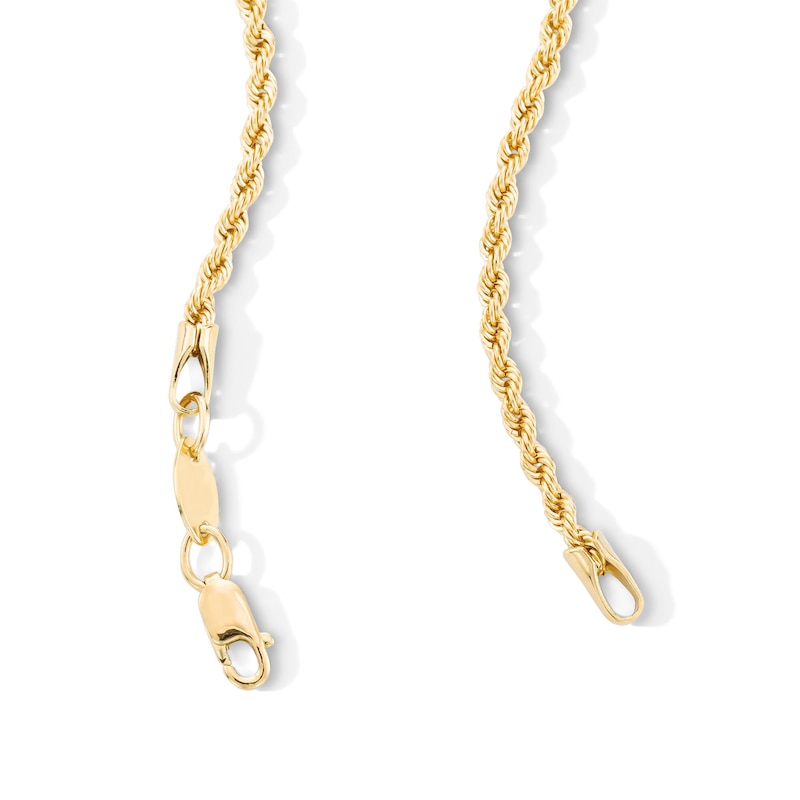 Main Image 4 of 10K Gold Bonded Rope Chain - 20&quot;