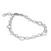 Thumbnail Image 2 of Fancy Heart Link Anklet in Sterling Silver - 10&quot;