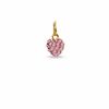 Thumbnail Image 0 of Pink Crystal Heart Charm in 10K Gold