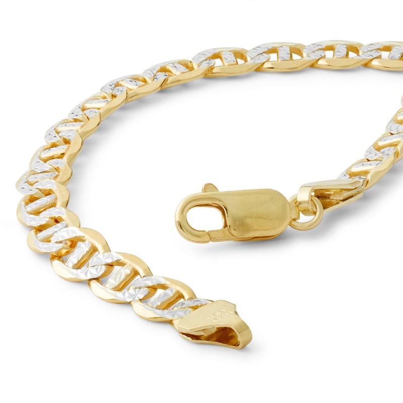 14K Gold Ladies Italian Reversible Bracelet