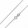 Thumbnail Image 0 of 10K White Gold 0.85mm Rope Chain Necklace - 18"