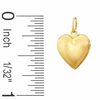 Thumbnail Image 1 of Red Crystal Heart Charm in 10K Gold
