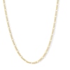 Thumbnail Image 1 of 050 Gauge Figaro Chain Necklace in 14K Hollow Gold Bonded Sterling Silver - 18&quot;