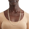 Thumbnail Image 3 of 10K Hollow Gold Curb Chain Made in Italy - 26&quot;