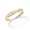 Thumbnail Image 3 of 1/15 CT. T.W. Diamond Crossover Ring in 10K Gold