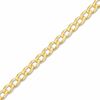 Thumbnail Image 0 of 4.4mm Solid Curb Chain Bracelet in 10K Gold - 8"