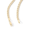 Thumbnail Image 2 of Made in Italy 080 Gauge Mariner Chain Necklace in 14K Hollow Gold- 22&quot;