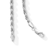 Thumbnail Image 3 of Sterling Silver Rope Chain Made in Italy - 28&quot;