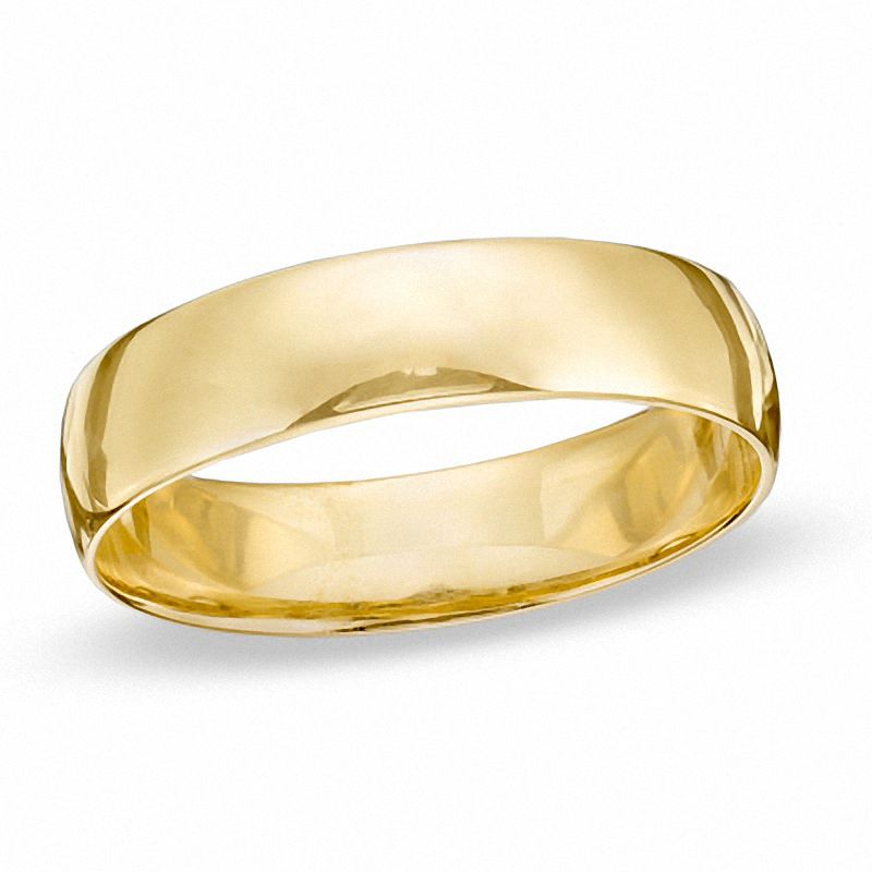 5mm 10k gold on sale wedding band