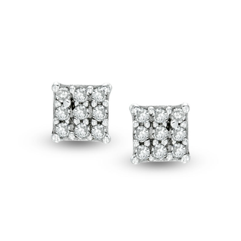 xl post diamond earrings