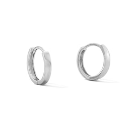 Sterling Silver Huggie Hoops