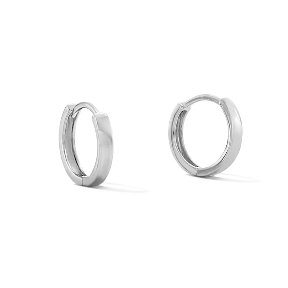 Sterling Silver Huggie Hoops