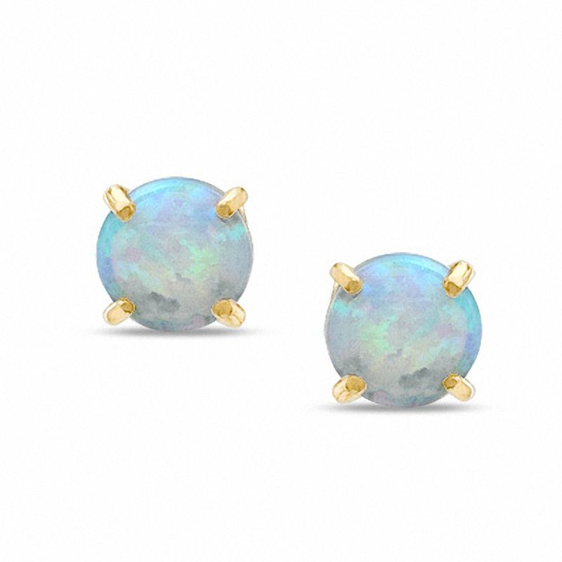 10k gold deals opal earrings