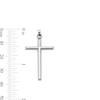 Thumbnail Image 4 of Cross Charm in Hollow Sterling Silver