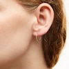 Thumbnail Image 2 of 10K Tube Hollow Gold Medium Continuous Hoops