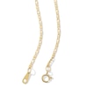 Thumbnail Image 2 of Child's 040 Gauge Valentino Chain Necklace in 10K Hollow Gold - 13&quot;