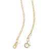 Thumbnail Image 2 of Child's 040 Gauge Valentino Chain Necklace in 10K Hollow Gold - 13&quot;