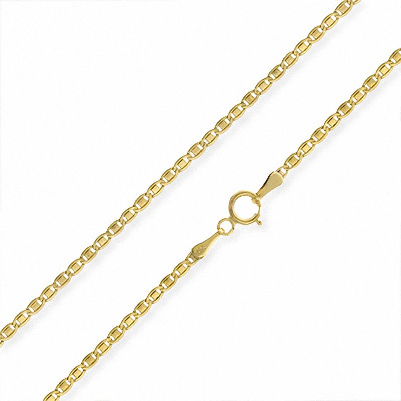 Dainty solid 14k gold polished Valentino 20 good inches chain