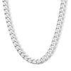 Thumbnail Image 1 of Made in Italy 220 Gauge Curb Chain Necklace in Solid Sterling Silver - 24&quot;