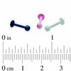 Thumbnail Image 1 of 016 Gauge Multi-Colored Labret Set in Stainless Steel - 5/16"