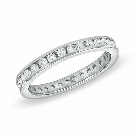 Child's Cubic Zirconia Eternity Band in Sterling Silver