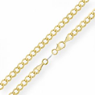 030 Gauge Twisted Flat Rolo Chain Necklace in 10K Solid Gold - 18