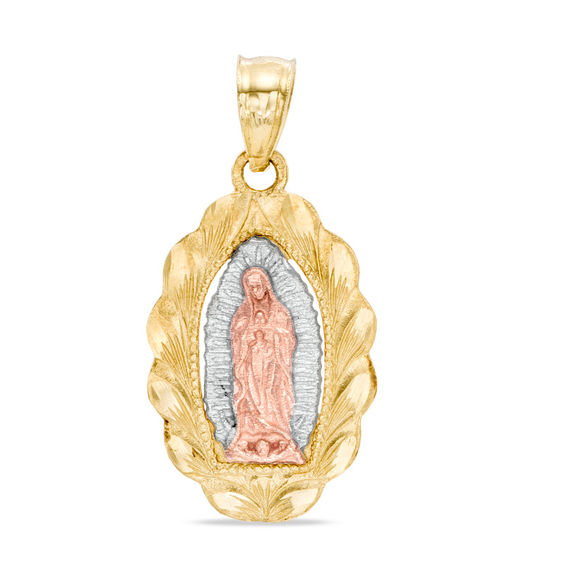 Lady of deals guadalupe necklace gold