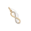 Thumbnail Image 3 of Cubic Zirconia Infinity Necklace Charm in 10K Solid Gold