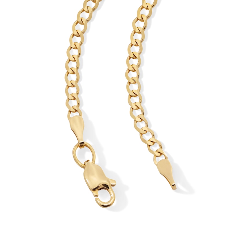 Main Image 5 of 14K Solid Gold Curb Chain - 18&quot;