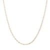 Thumbnail Image 1 of 030 Gauge Dorica Rope Chain Necklace in 10K Solid Two-Tone Gold - 18&quot;