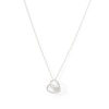 Thumbnail Image 0 of Diamond Accent Tilted Heart with Infinity Pendant in Sterling Silver