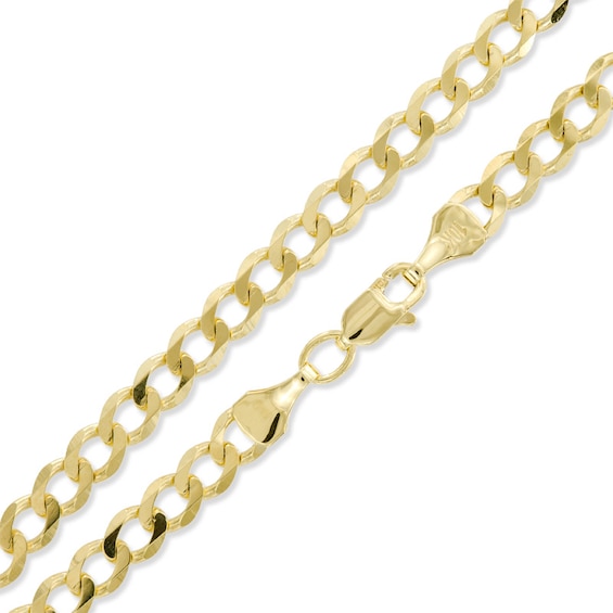 Gauge Curb Chain Bracelet in 10K Gold