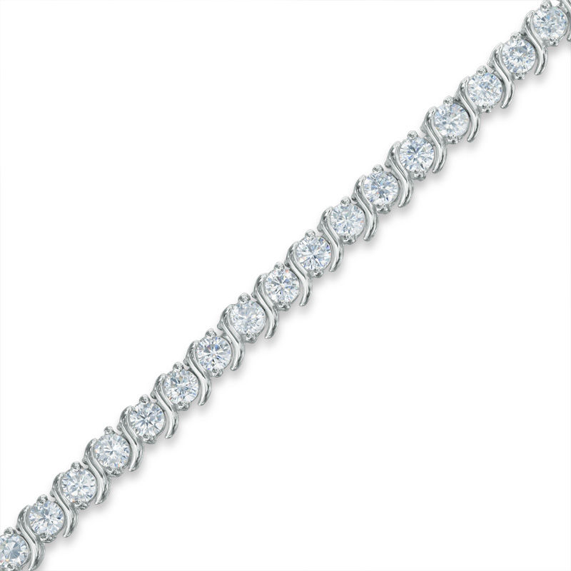 Sterling silver deals cubic zirconia bracelet